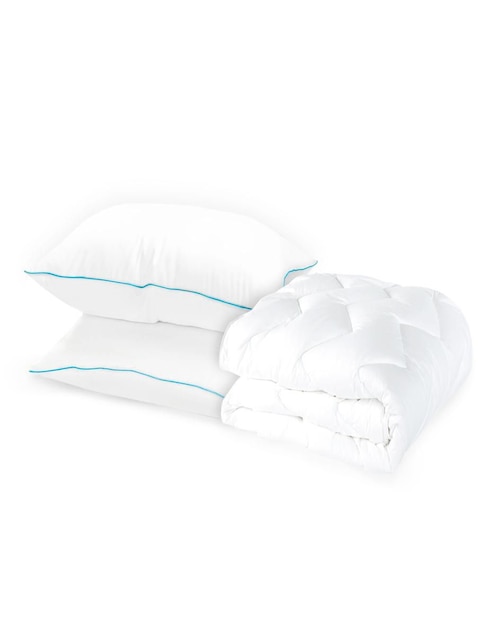 Protector de colchón + 2 almohadas Sognare Bundle transpirable