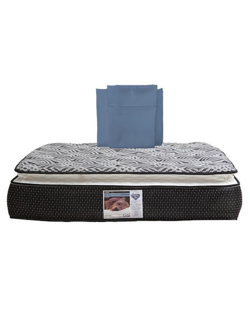Colchón Spring Air Omega confort firme + Juego de sábanas