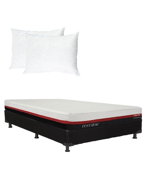 Juego de colchón y box Roll Restonic
