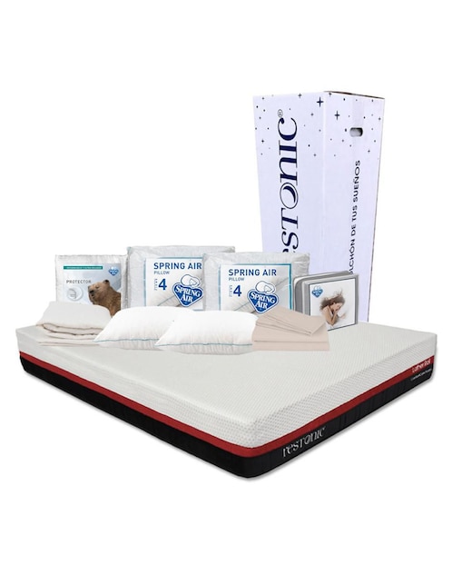 Colchón en caja Restonic Roll confort firme