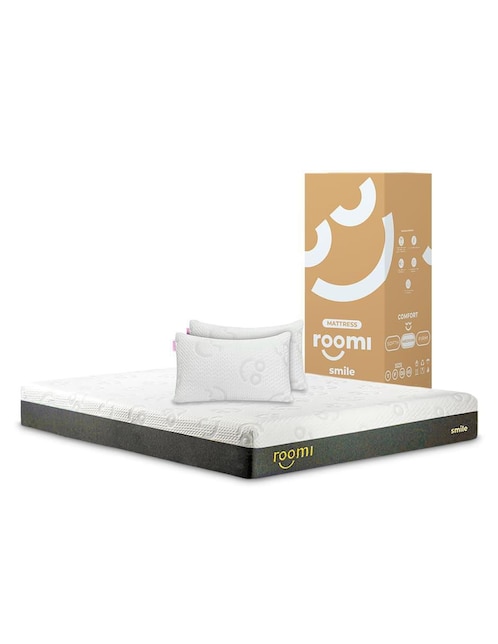 Colchón en caja smile más almohada