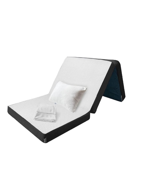 Colchón plegable Memory Foam colchón plegable + almohada + sabana confort medio