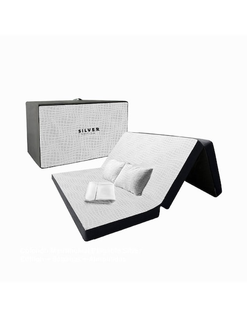 Colchón plegable + almohada + sabana 1