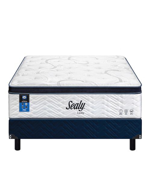 SEALY Juego de colchón y box Lucky Sealy