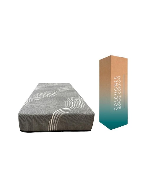Colchón en caja Monal Confort slim gray