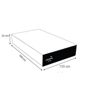 Colchón en caja Sealy cocoon