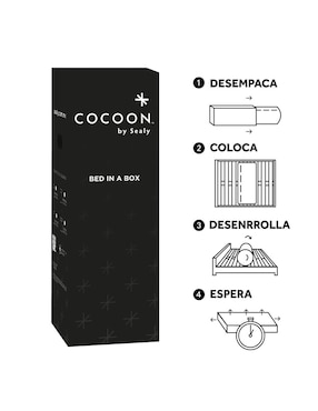 Colchón en caja Sealy cocoon