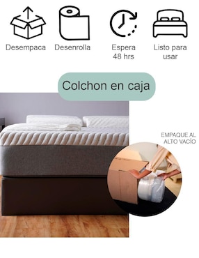 Colchón en caja Skycare memory foam zen