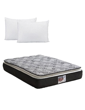 Colchón Spring Air Omega Confort Firme + Almohadas