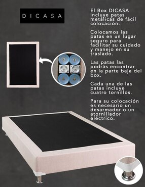 Juego de colchón y box Dicasa Spring Air Matrimonial