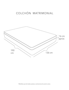 Colchón en caja Dicasa