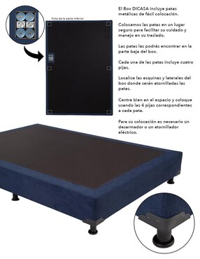 Juego de colchón y box Omega Spring Air King size