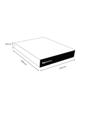 Colchón en caja Sealy bed in a box
