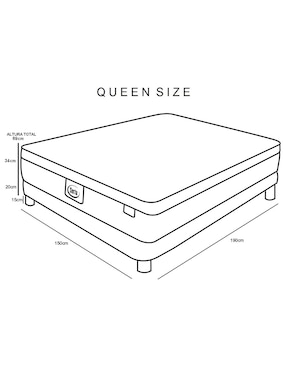 Juego de colchón y box Kingston - Perfect Sleeper Serta
