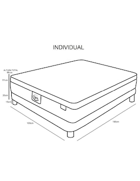 Juego de colchón y box Lancaster - Perfect Sleeper Serta