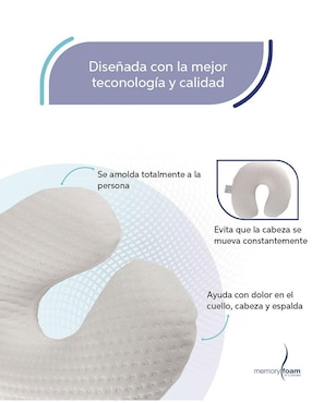 Almohada de viaje Memory Foam PT 01 12