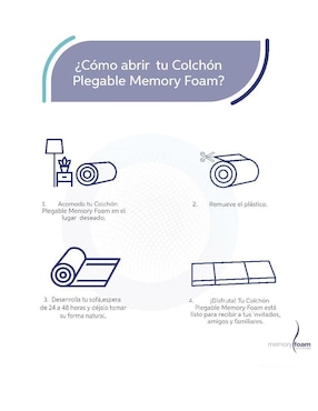 Colchón plegable