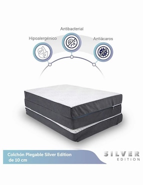 Colchón plegable Memory Foam silver edition
