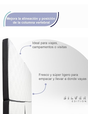Colchón plegable Memory Foam silver edition