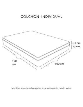 Colchón regular Restonic trini individual