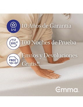 Colchón en caja Emma Sleep Hybrid Premium confort medio