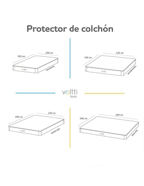 Colchón en caja Voltti basic + protector