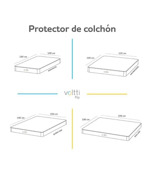Colchón en caja Voltti flip + protector
