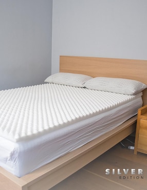 Colchoneta Memory Foam Silver Edition confort ortopédico
