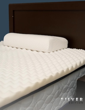 Colchoneta Memory Foam Silver Edition confort ortopédico