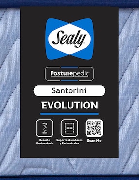 Colchón regular Sealy Santorini confort firme