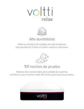Colchón en caja Voltti relax