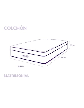 Colchón regular Therapedic larisa
