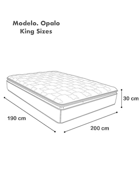 Colchón regular Sealy ópalo
