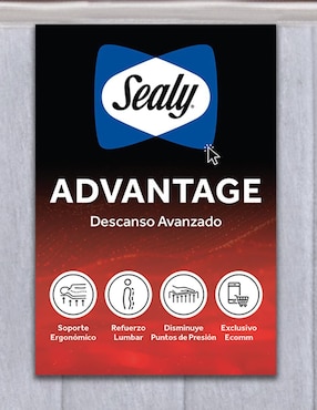 Colchón regular Sealy Danna confort medio