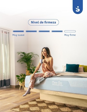 Colchón en caja Sensei cool gel memory foam