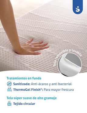 Colchón en caja Sensei black de memory foam
