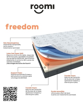 Juego de colchón y box Freedom Roomi