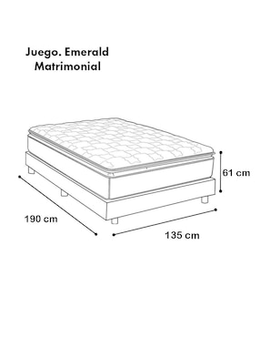 Juego de colchón y box Emerald Sealy