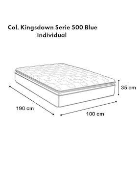 Colchón regular Kingsdown series 500 blue
