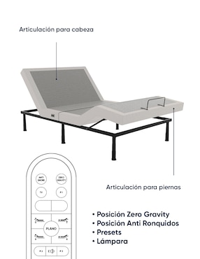 Cama eléctrica Luuna Ris