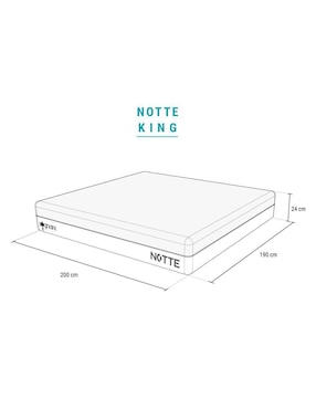 Colchón en caja Sognare notte king size