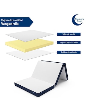 Colchón plegable Memory Dream bambbo fold