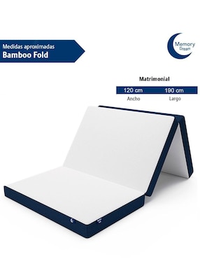 Colchón plegable Memory Dream bambbo fold