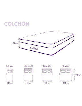 Colchón regular Therapedic lyra