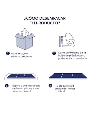 Colchón plegable Dr Joohn mónaco matrimonial