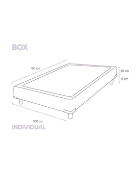 Box Therapedic Mauve