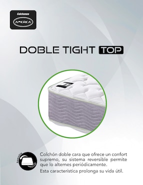 Juego de colchón y box Hotelero Lux América
