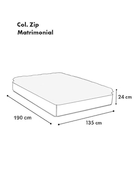 Colchón en caja America zip