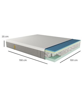 Colchón en caja Emma Sleep Hybrid Premium+ confort firme