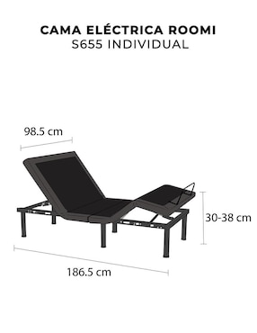 Cama eléctrica Roomi Premium S655